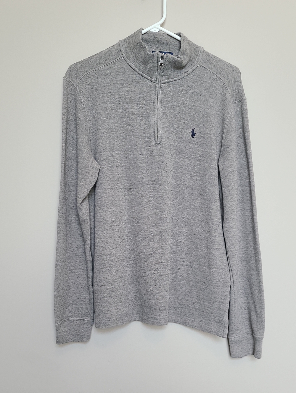 Polo Ralph Lauren Boys XL Gray Quarter Zip Sweater 18 20